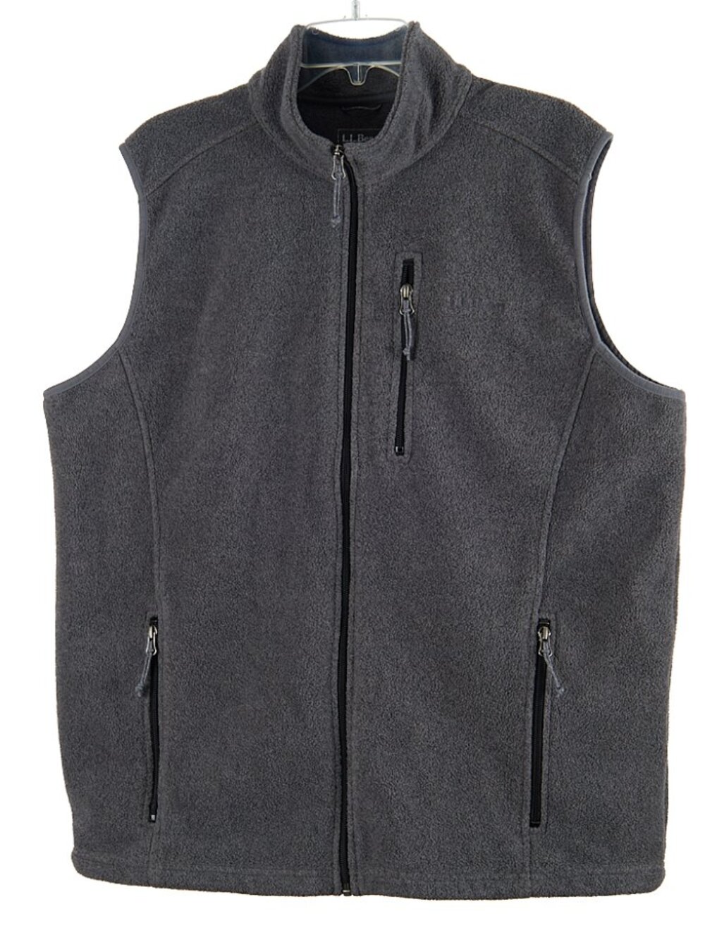 LL Bean Trail Model Polartec Gray Fleece Vest Men's XL Tall